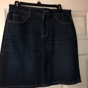 Sonoma mid-rise denim skirt, size 10R